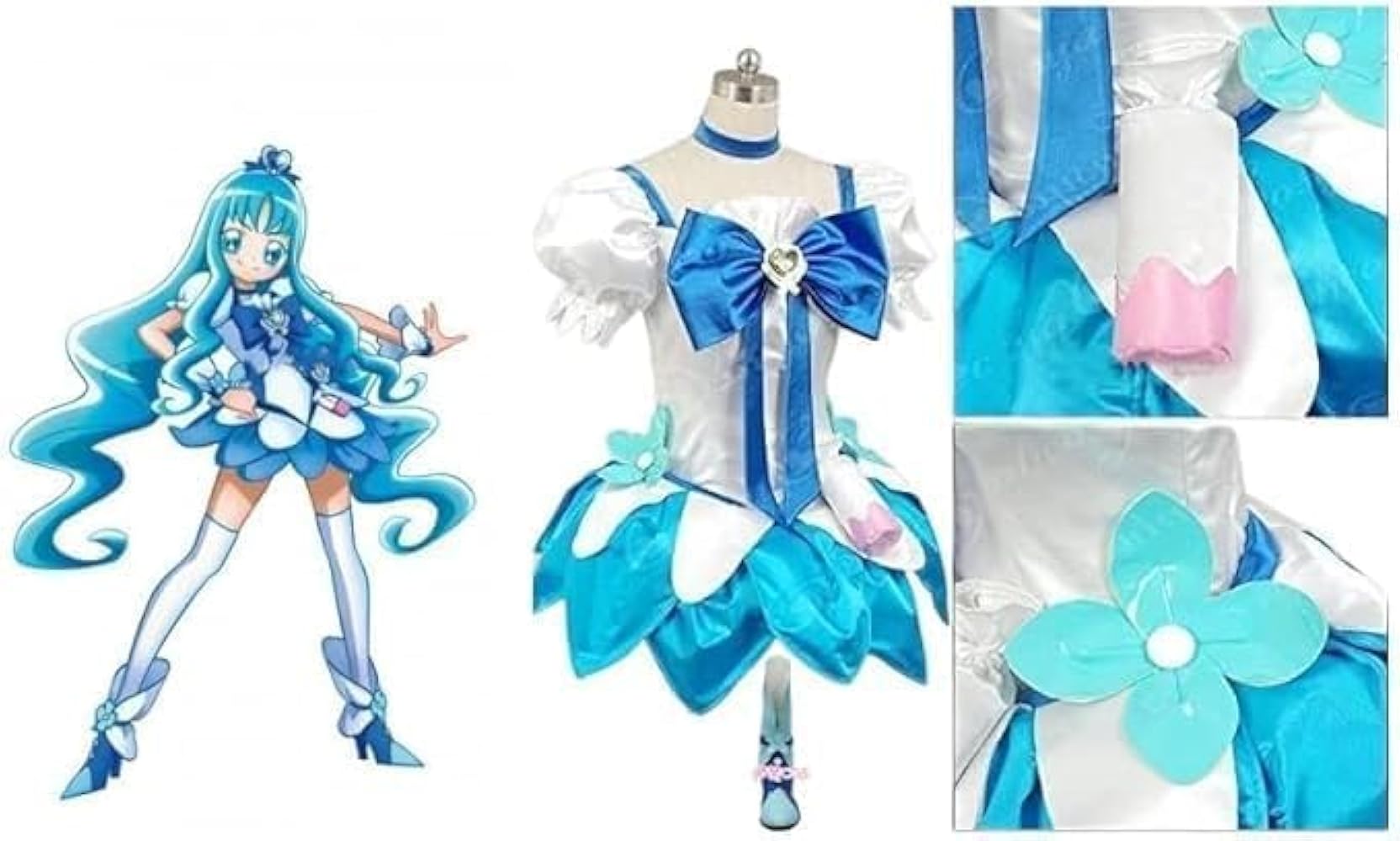 ハートキャッチプリキュア　キュアマリン　コスプレ　Sサイズ ハートキャッチプリキュア キュアマリン コスプレ Sサイズ